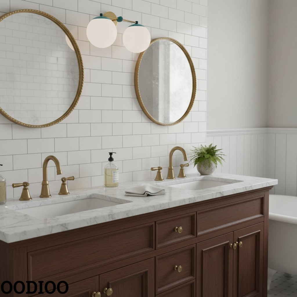 Two Lights Colorful Sconce - Bubble Pop Vanity Bathroom Sconces