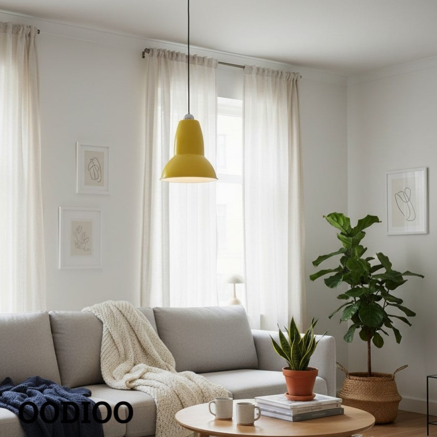Original 1227 Minimalist Classic Pendant Light with Metal Shade for Dining Area