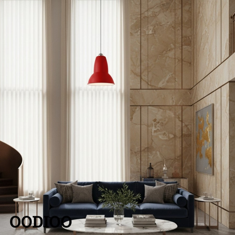 Original 1227 Minimalist Classic Pendant Light with Metal Shade for Dining Area
