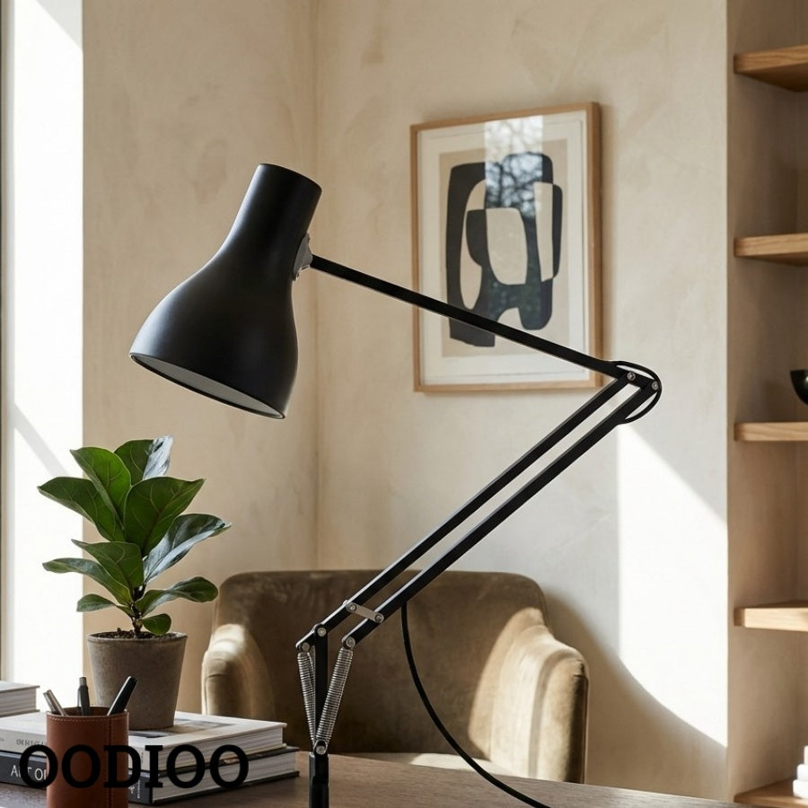 Type 75 Adjustable Table Lamp with Articulated Arm for Home Office