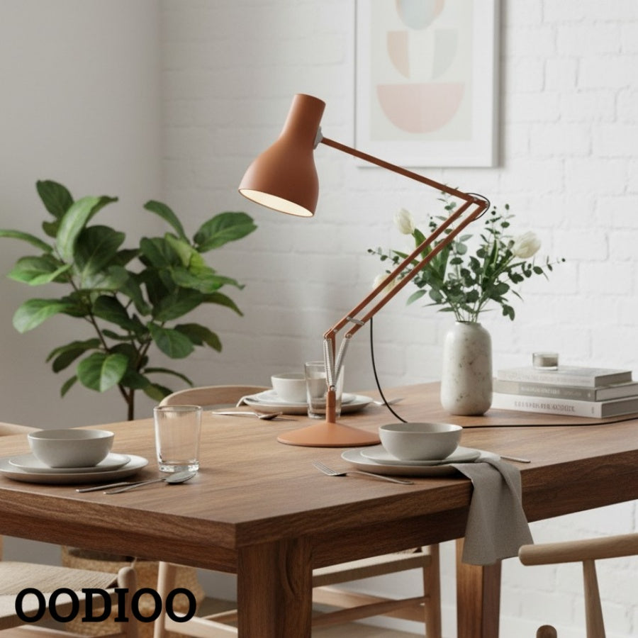 Type 75 Adjustable Table Lamp with Articulated Arm for Home Office