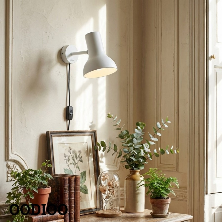 Type 75 Contemporary Adjustable Wall Light with Metal Shade for Home Use