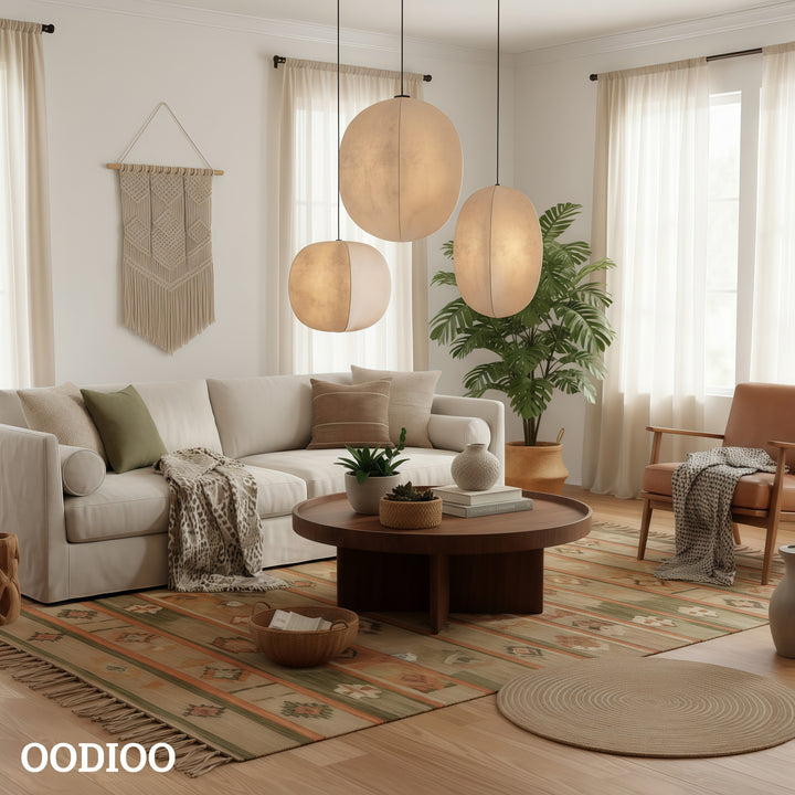 Diora Sculptural Design Pendant Light – Metal Modern Style for Living Room