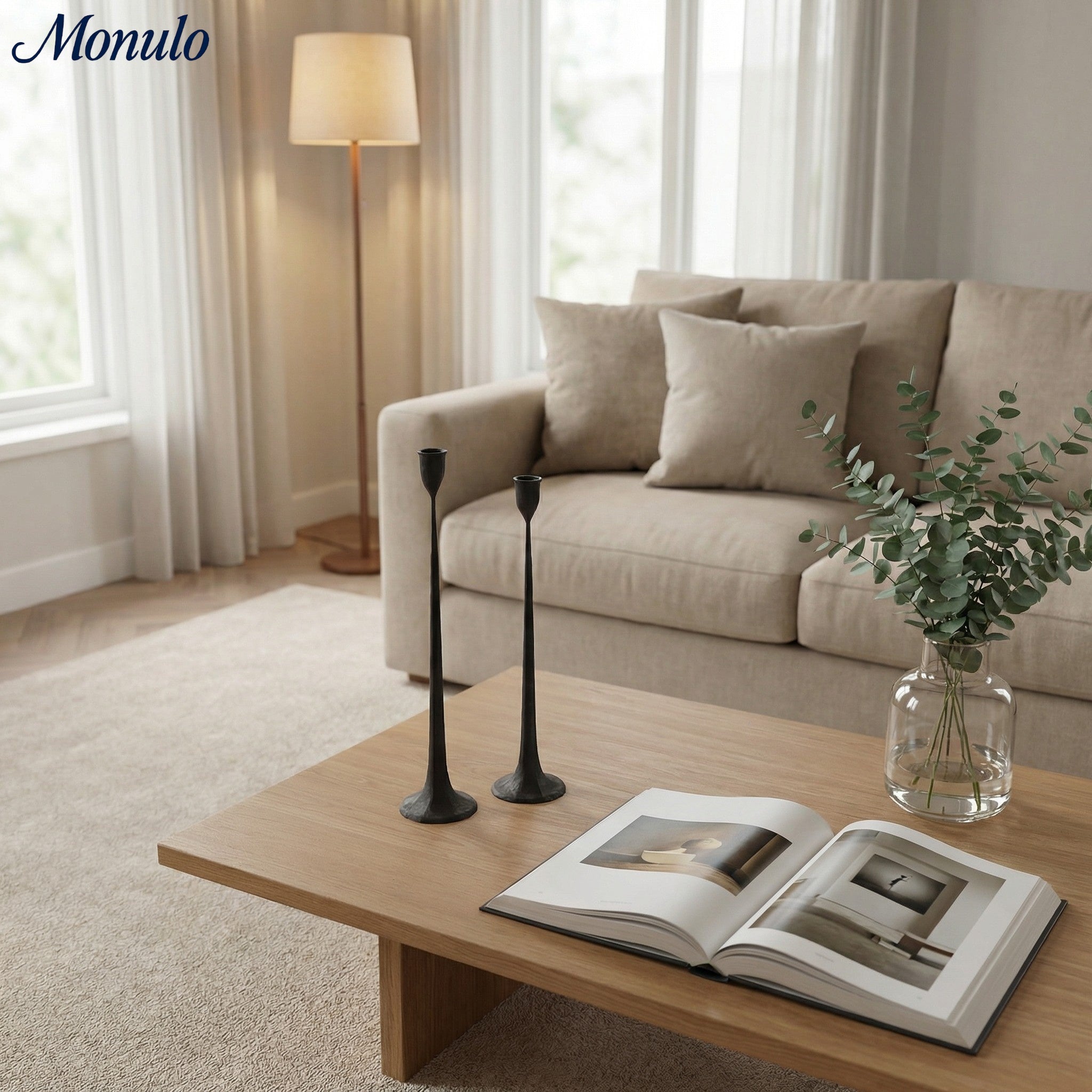 Tegna Modern Tall Candle Stands - Elegant Home Décor for Dining