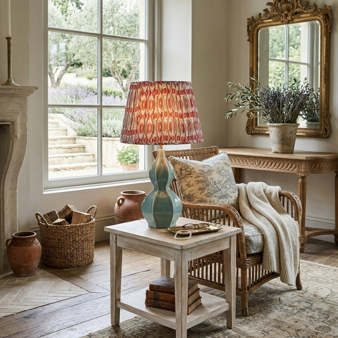 Thalune Table Lamp in Seaweed Ceramic - Sculptural Coastal Glow for Bedrooms and Living Rooms