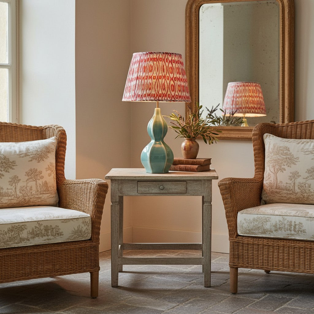 Thalune Table Lamp in Seaweed Ceramic - Sculptural Coastal Glow for Bedrooms and Living Rooms