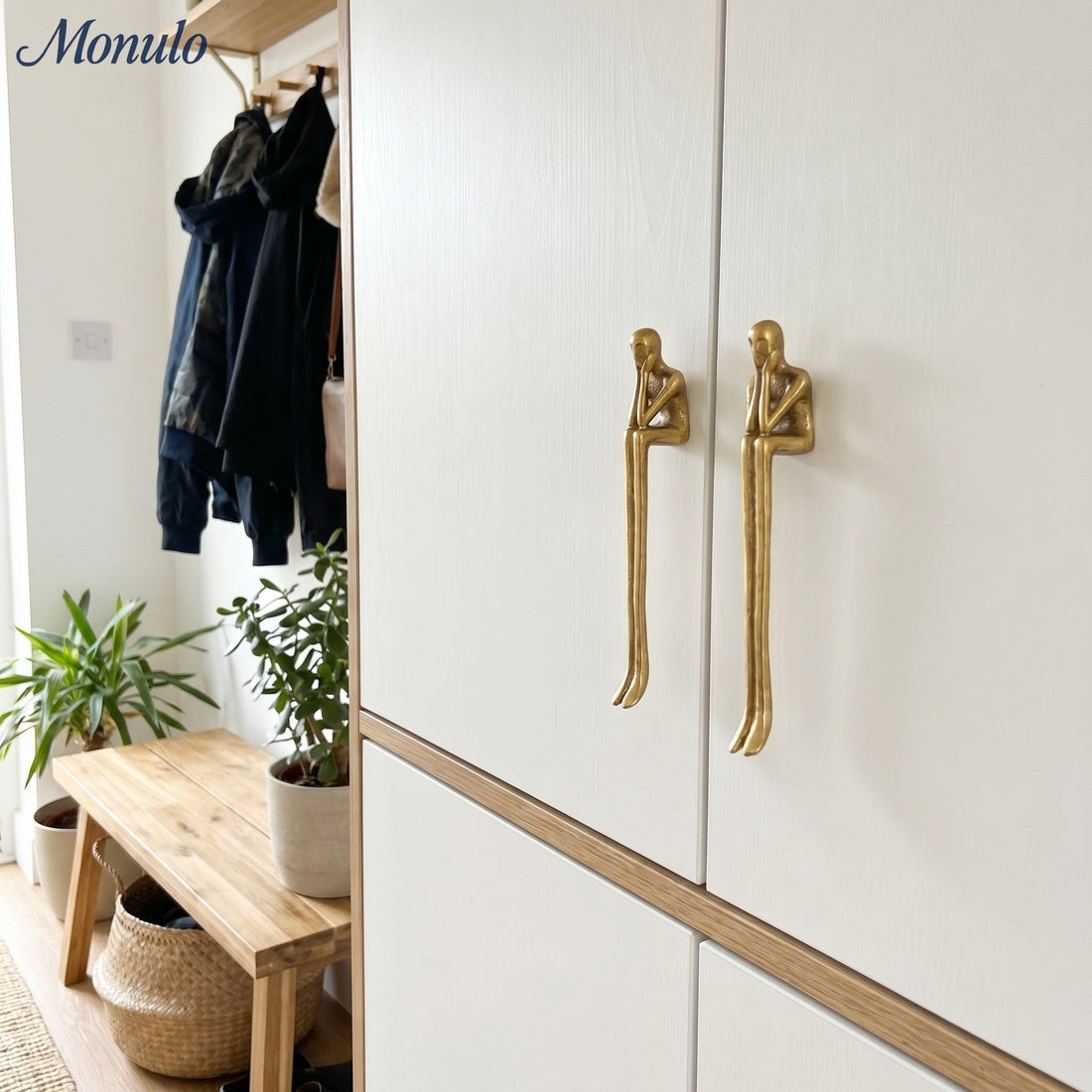 Verlitho Artful Minimalist Cabinet Handle Pull - Closet Doors Handle