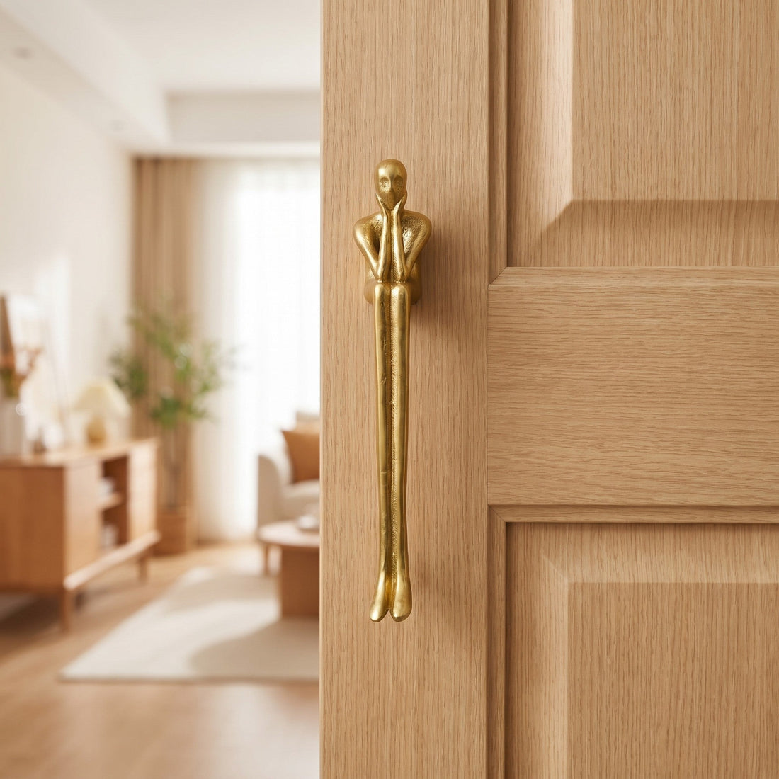 Verlitho Artful Minimalist Cabinet Handle Pull - Closet Doors Handle