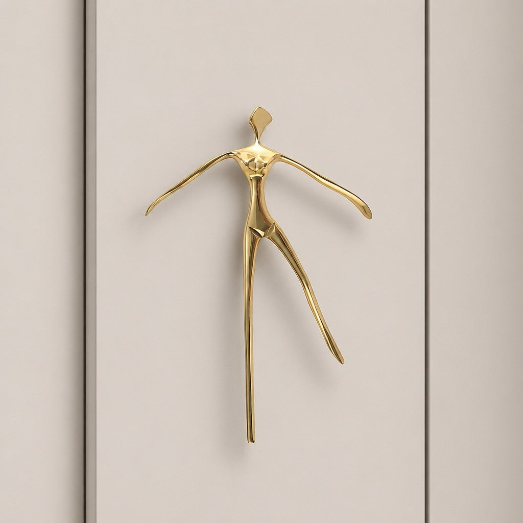 Verlitho Artful Minimalist Cabinet Handle Pull - Closet Doors Handle