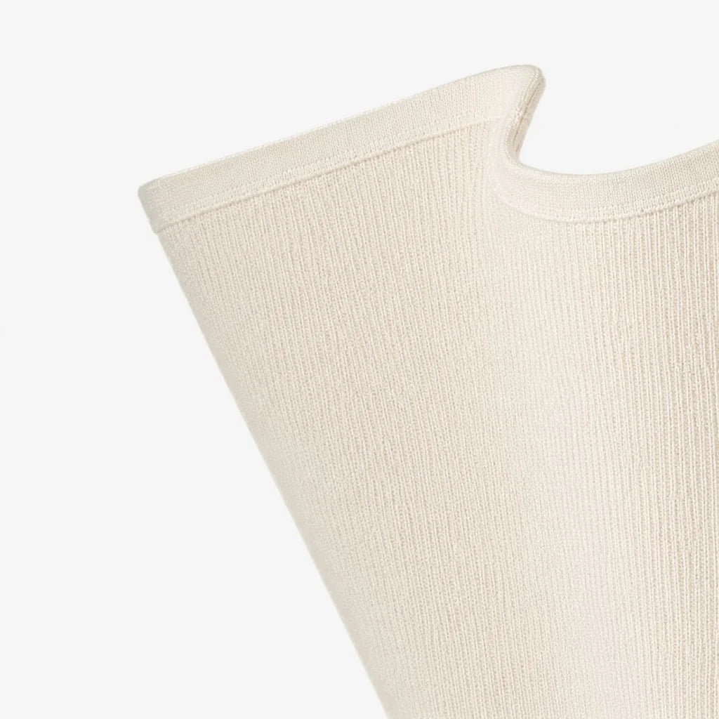 Oslan Modern Plug-In Sconce - Scalloped Ivory Linen Shade Wall Lamp