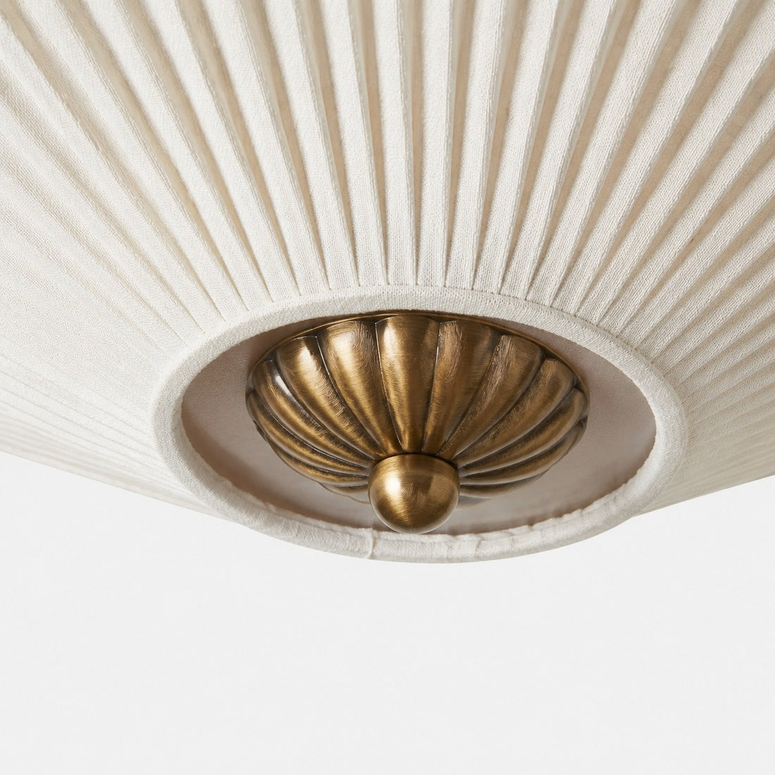 Elumina Silk Semi-Flush Mount - Modern Fabric Ceiling Light Fixture