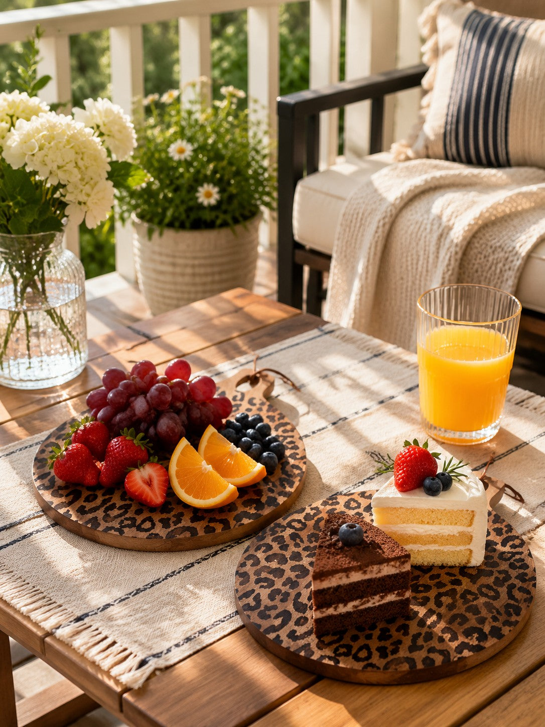 Leopard Solid Sapele Wood Board - Functional Dining Accessory for Kitchen island
