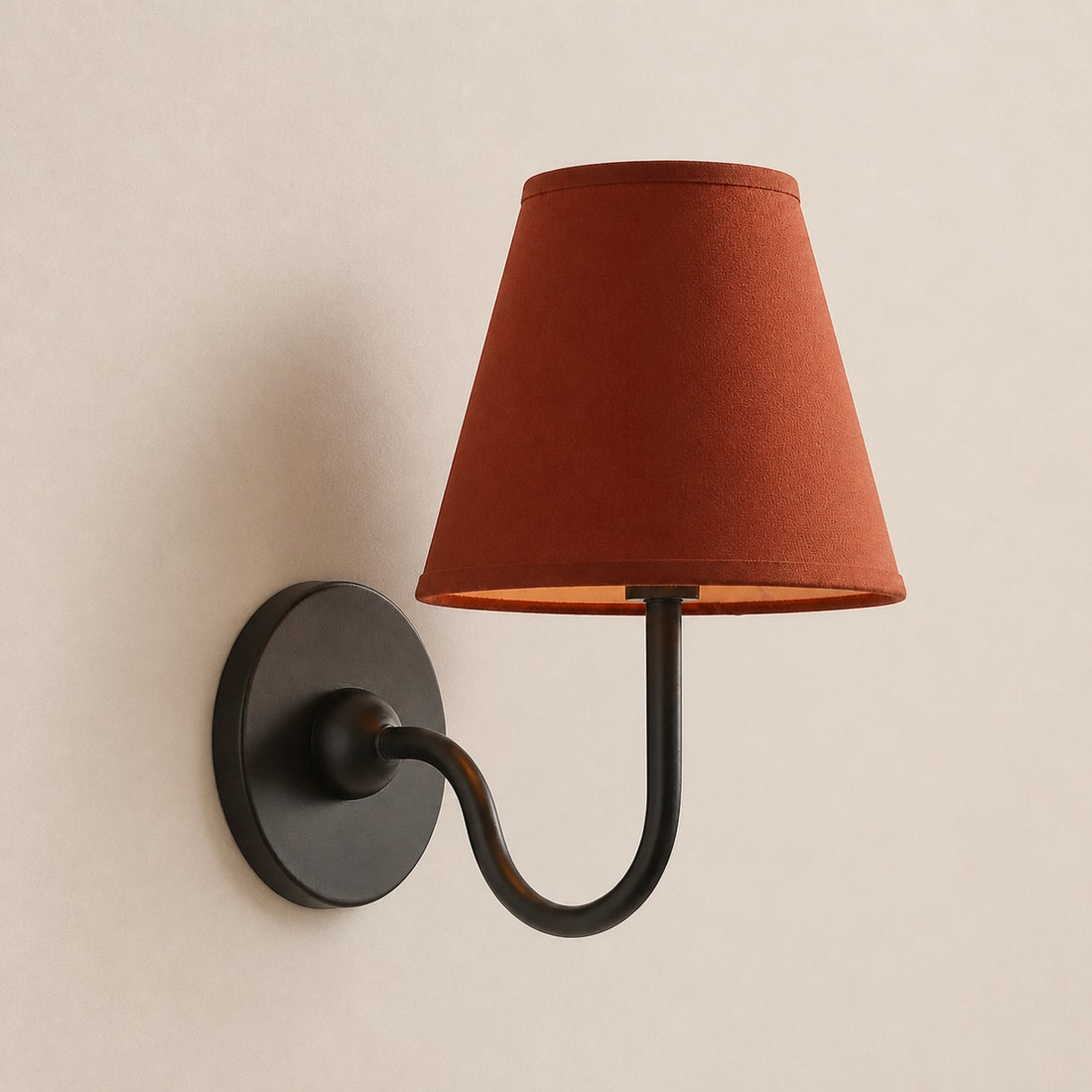 Luvora Vintage Pleated Shade Wall Lamp - Modern Brass Linen Wall Lighting