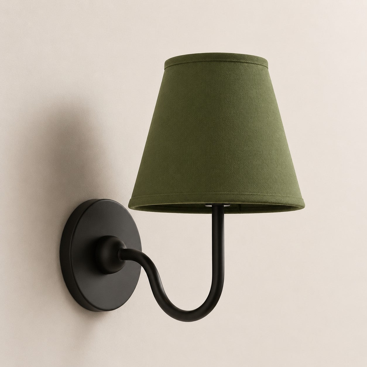 Luvora Vintage Pleated Shade Wall Lamp - Modern Brass Linen Wall Lighting