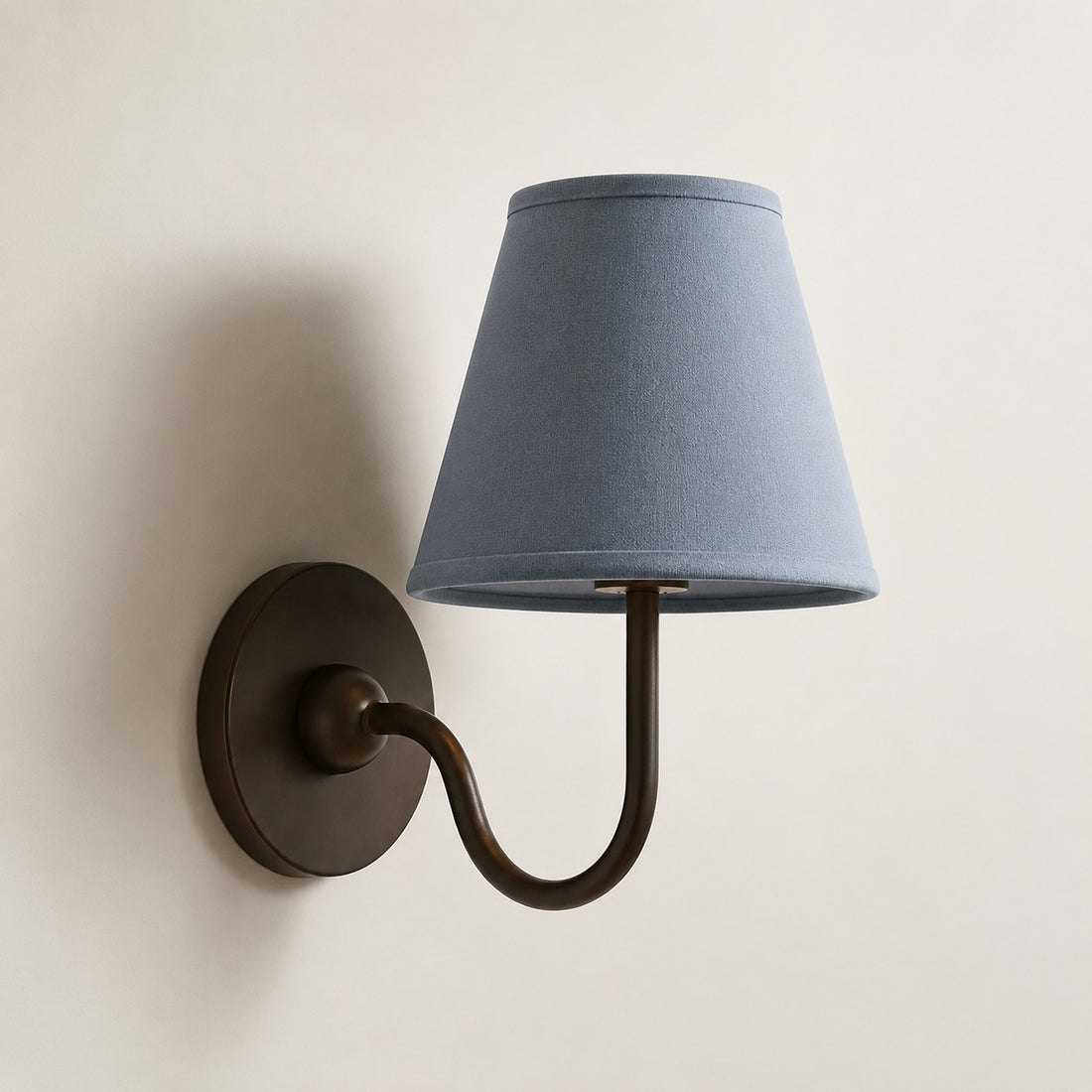 Luvora Vintage Pleated Shade Wall Lamp - Modern Brass Linen Wall Lighting
