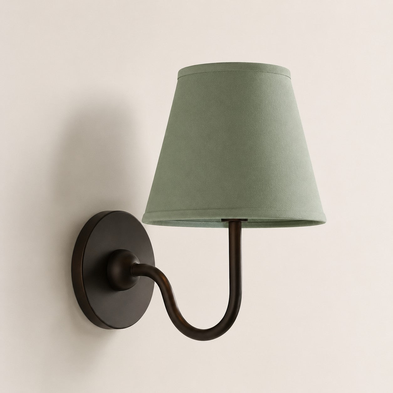 Luvora Vintage Pleated Shade Wall Lamp - Modern Brass Linen Wall Lighting