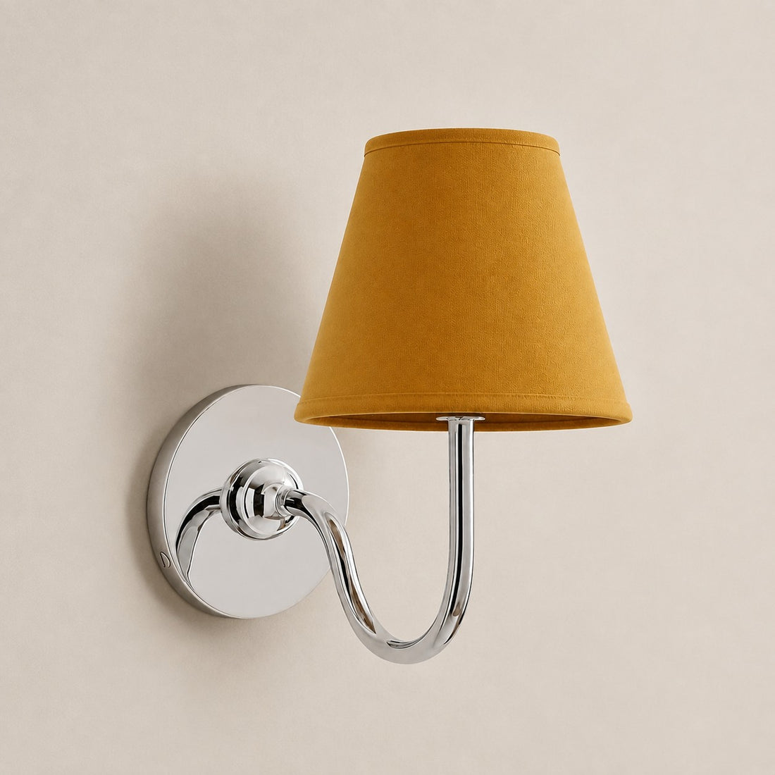 Luvora Vintage Pleated Shade Wall Lamp - Modern Brass Linen Wall Lighting