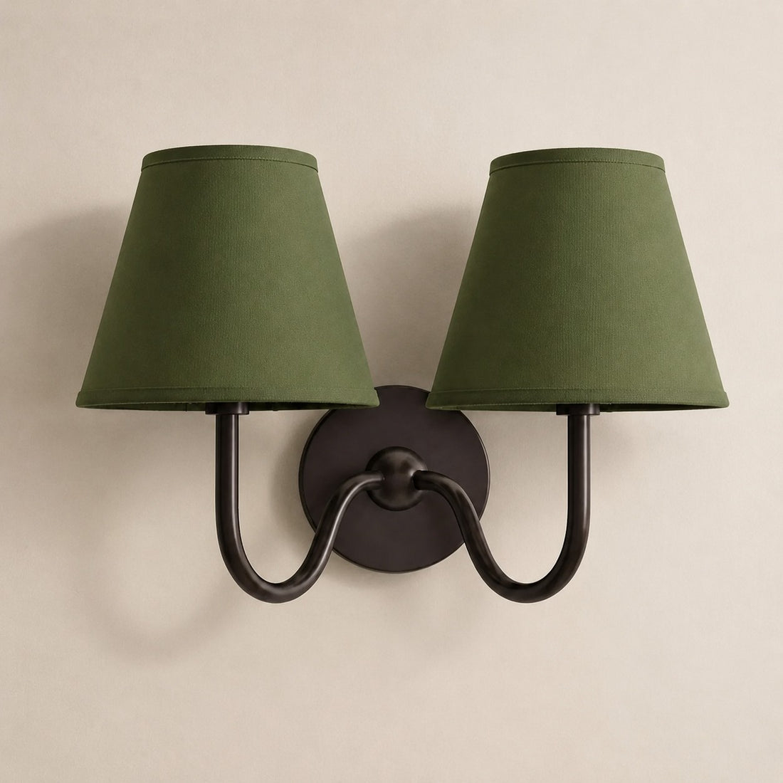 Luvora Vintage Pleated Shade Wall Lamp - Modern Brass Linen Wall Lighting