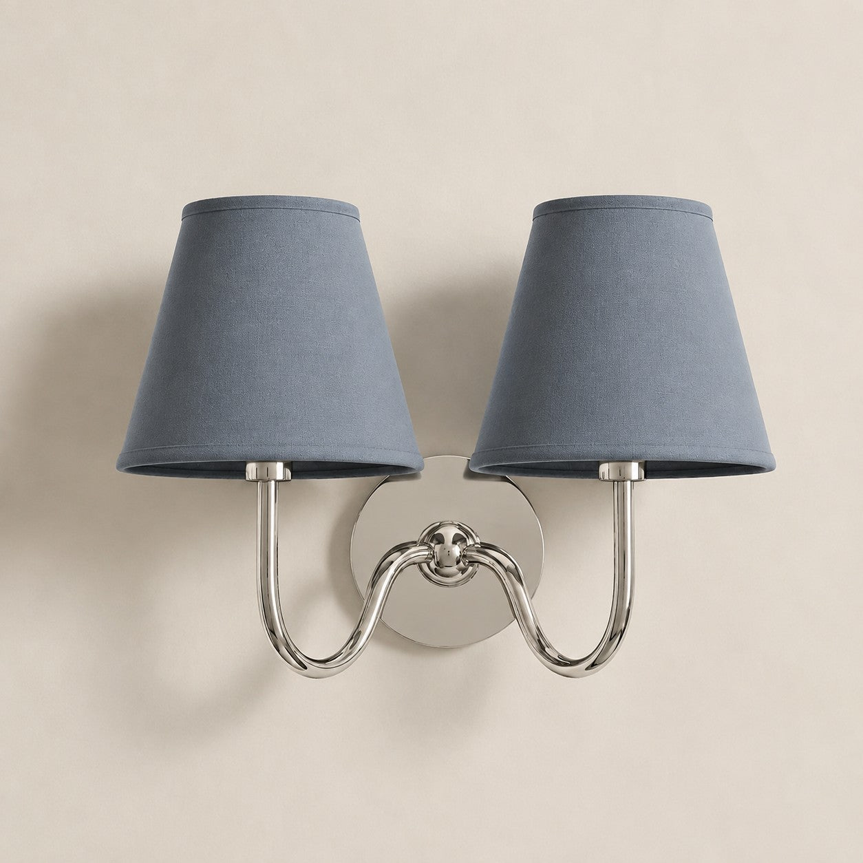 Luvora Vintage Pleated Shade Wall Lamp - Modern Brass Linen Wall Lighting