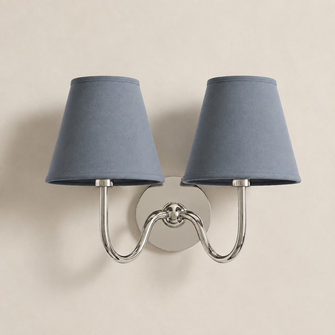 Luvora Vintage Pleated Shade Wall Lamp - Modern Brass Linen Wall Lighting