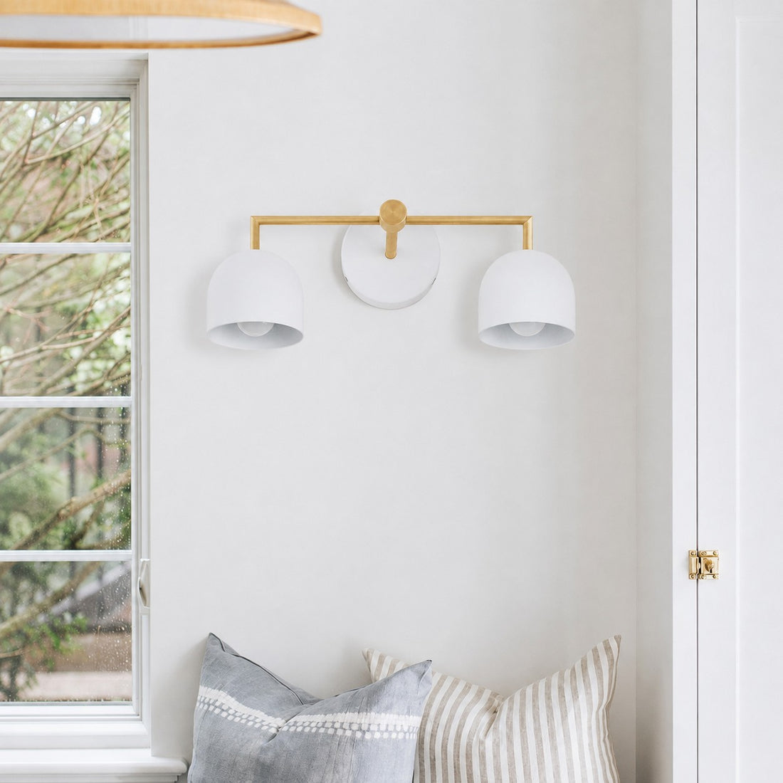 Metio Dome Farmhouse Vanity Wall Light Colorful Metal Sconce