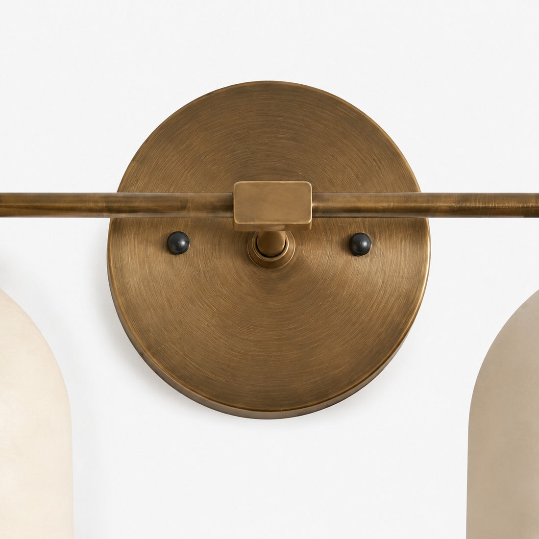 Metio Dome Mid-Century Deep Ball Vanity Lamp - Brass Wall Sconce