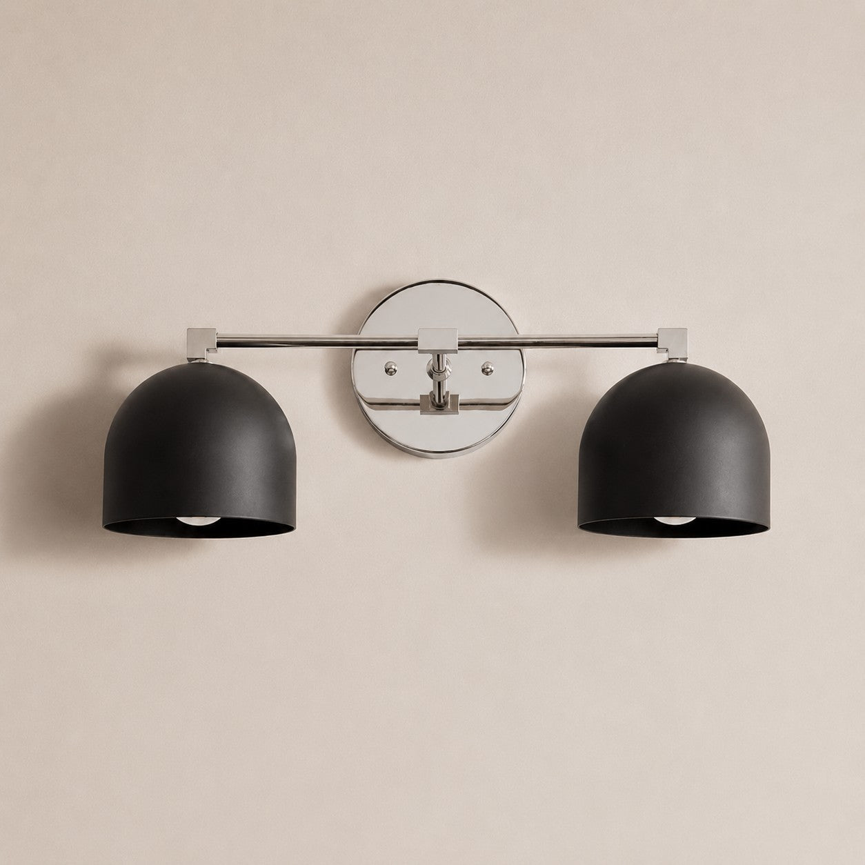 Metio Dome Mid-Century Deep Ball Vanity Lamp - Brass Wall Sconce