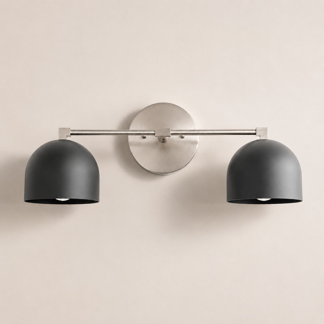 Metio Dome Mid-Century Deep Ball Vanity Lamp - Brass Wall Sconce