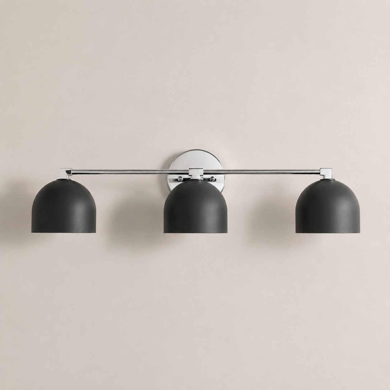 Metio Dome Mid-Century Deep Ball Vanity Lamp - Brass Wall Sconce