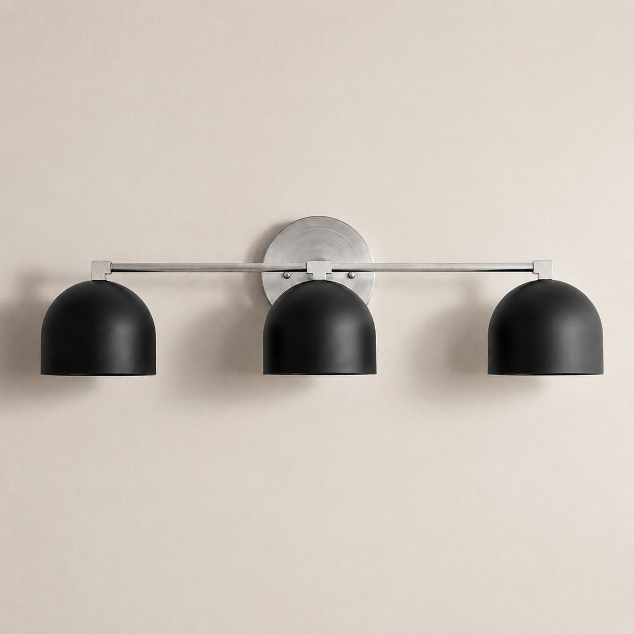 Metio Dome Mid-Century Deep Ball Vanity Lamp - Brass Wall Sconce
