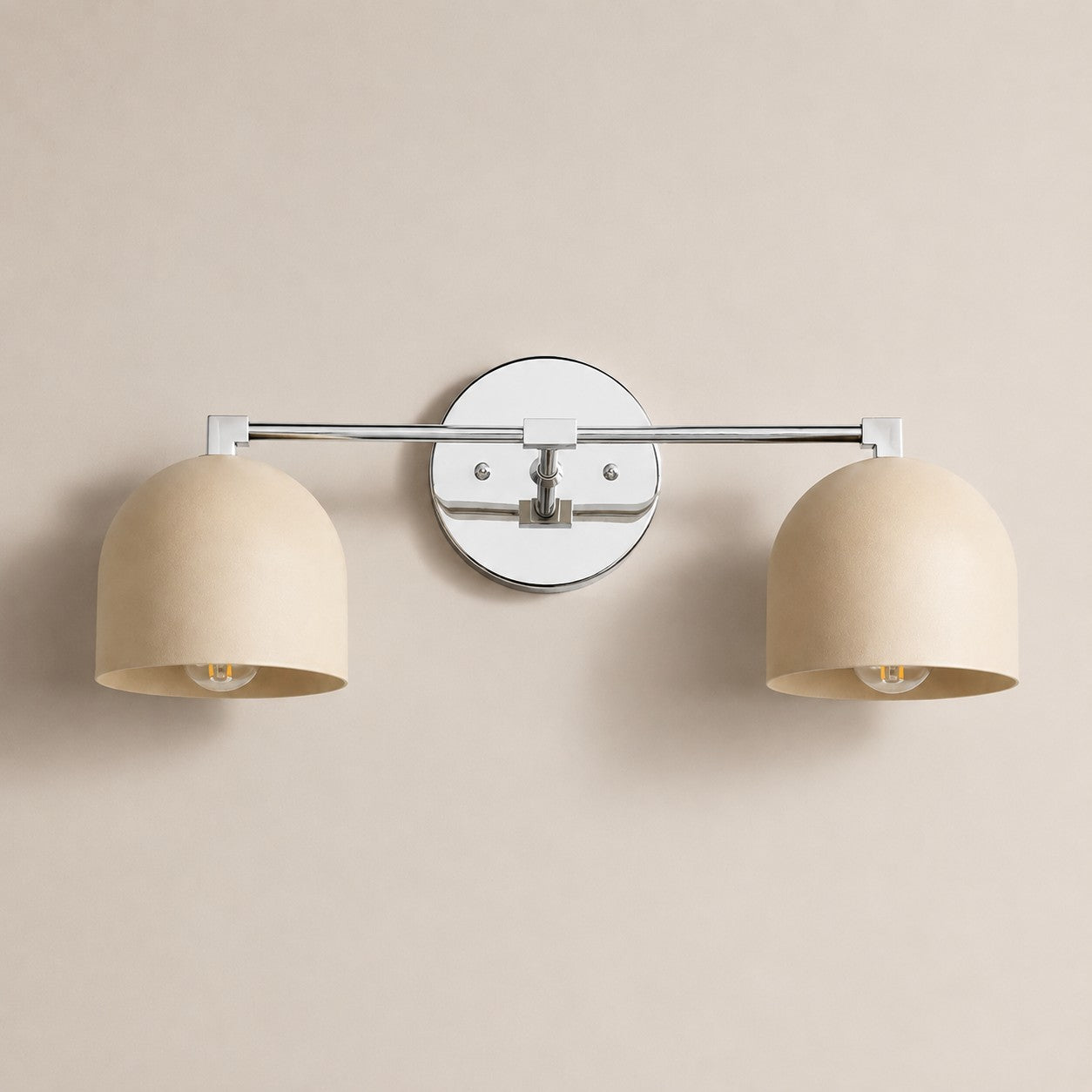 Metio Dome Mid-Century Deep Ball Vanity Lamp - Brass Wall Sconce