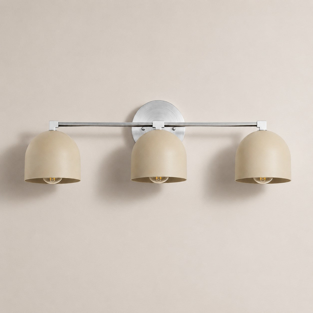 Metio Dome Mid-Century Deep Ball Vanity Lamp - Brass Wall Sconce