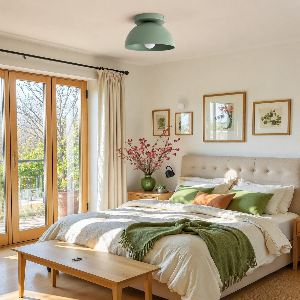 Metio Dome Colorful Minimalist Ceiling Light - Home Decor Highlight