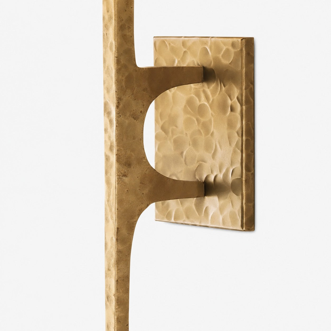 Texturoc Linear Wall Light - Modern Hammered Wall Sconce