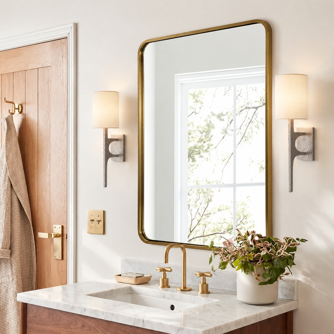 Texturoc Linear Wall Light - Modern Hammered Wall Sconce