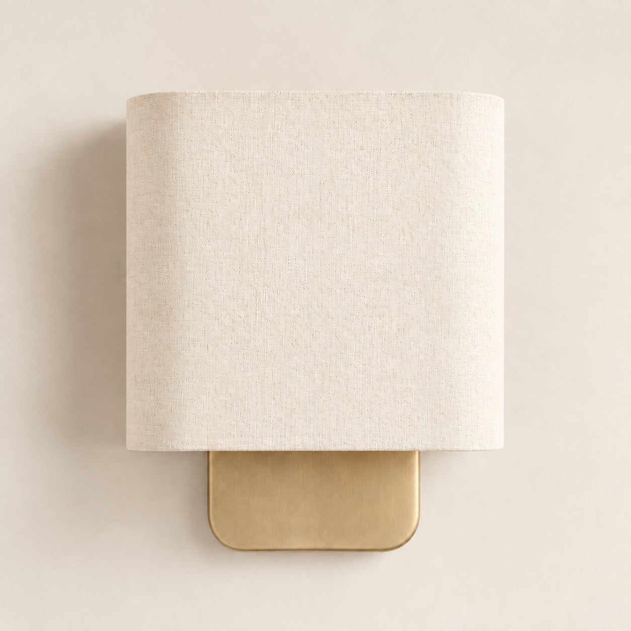 Nolvara Contemporary Fabric-Shade Wall Light – Minimalist Metal Fixture for Bedroom Hallway