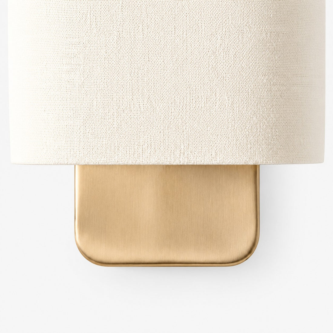 Nolvara Contemporary Fabric-Shade Wall Light – Minimalist Metal Fixture for Bedroom Hallway