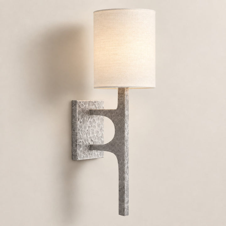 Texturoc Linear Wall Light - Modern Hammered Wall Sconce
