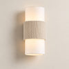Freya Nordic Minimalist Linen Cylindrical Wall Light for Bedroom and Hallway