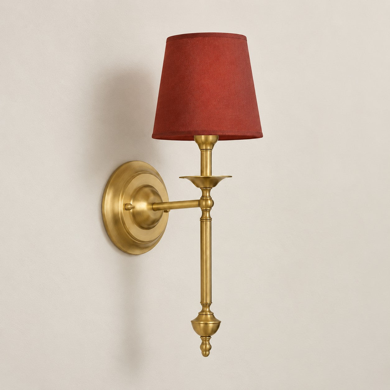 Arcuma 1 Head Vintage Brass Red