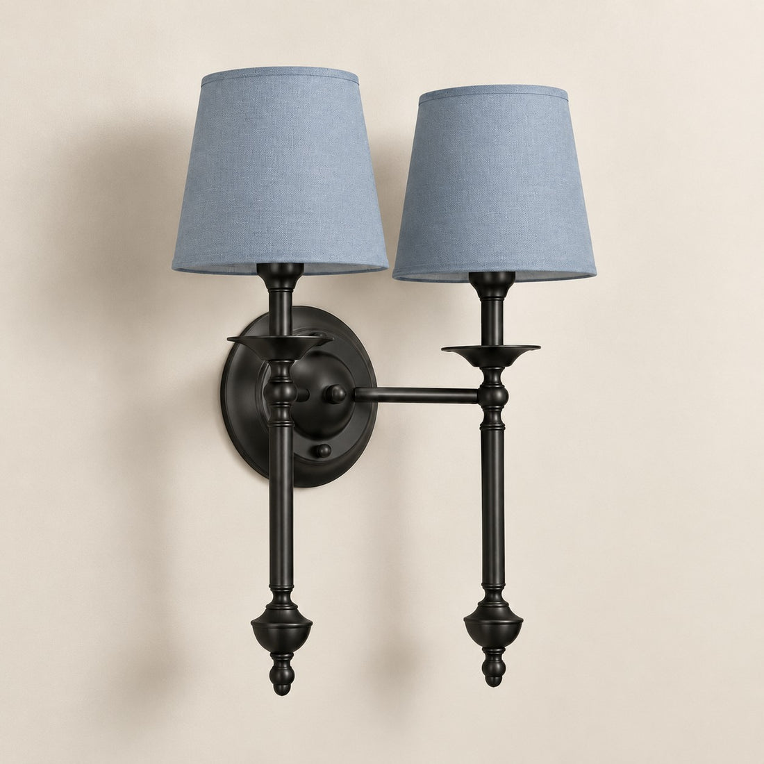 Arcuma 2 Heads Black Dusty Blue