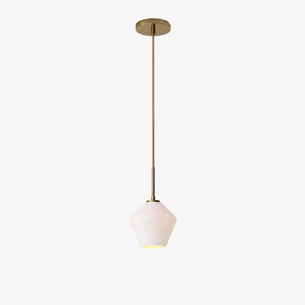 Merin Transparent Glass Sculpture Geometric Chandelier