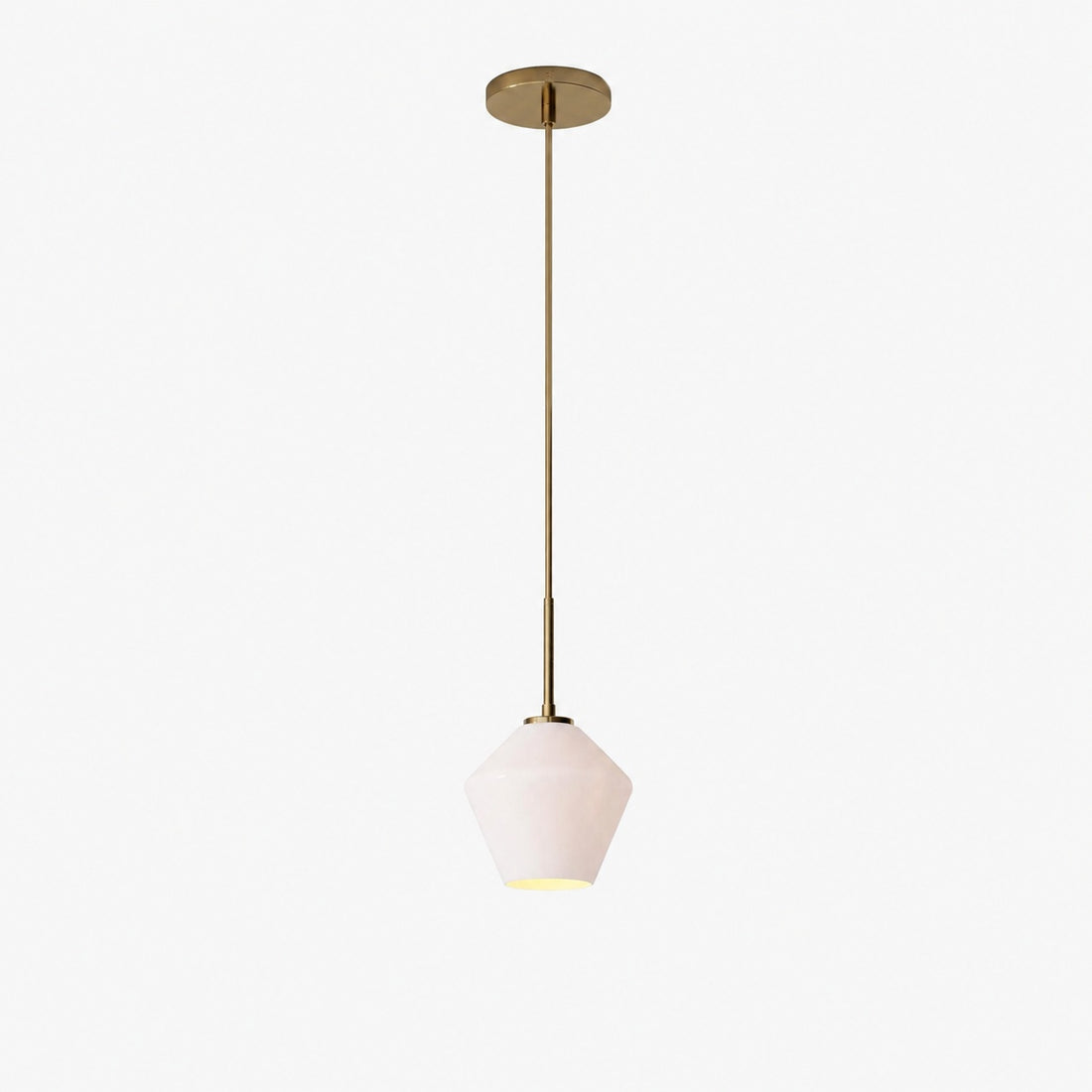 Merin Transparent Glass Sculpture Geometric Chandelier