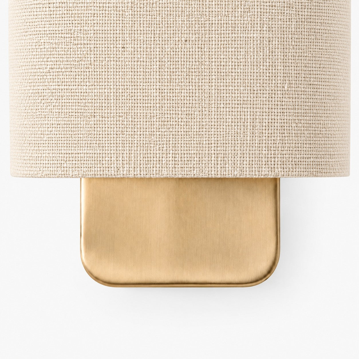 Nolvara Natural fabric shade detail