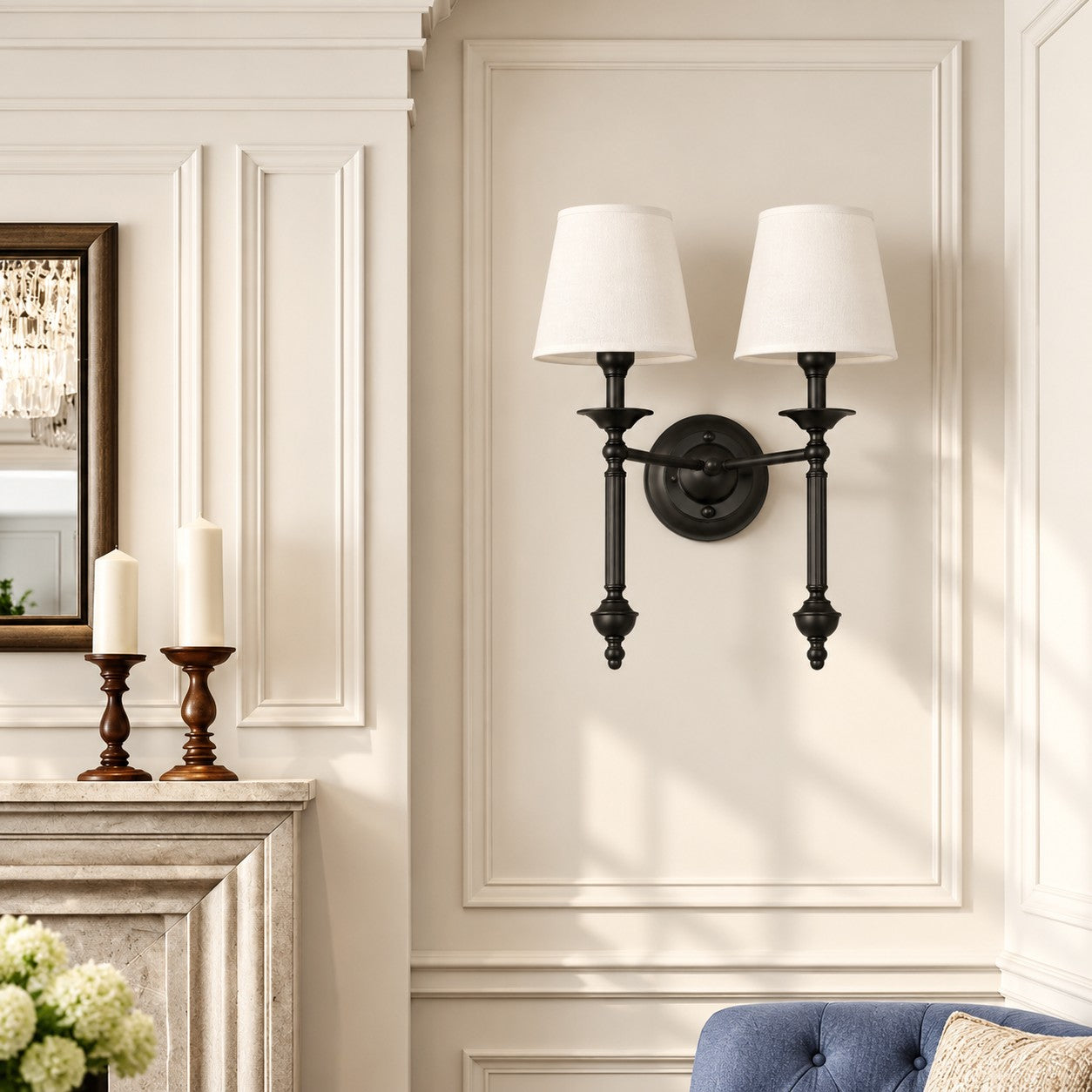 Arcuma Copper Wall Fixture – Elegant Sconce for Traditional and Transitional Interiors