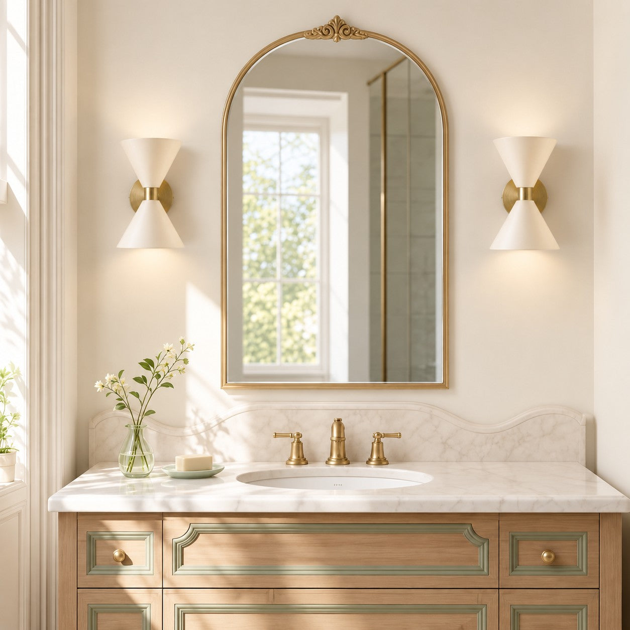 Cream & Brass scene