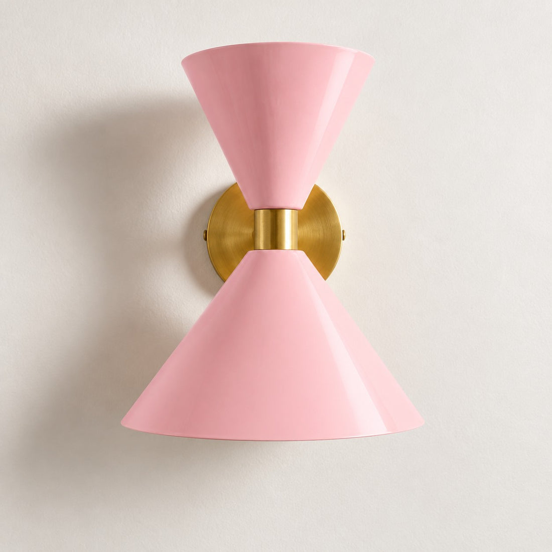 Clancy colorful cone wall sconce