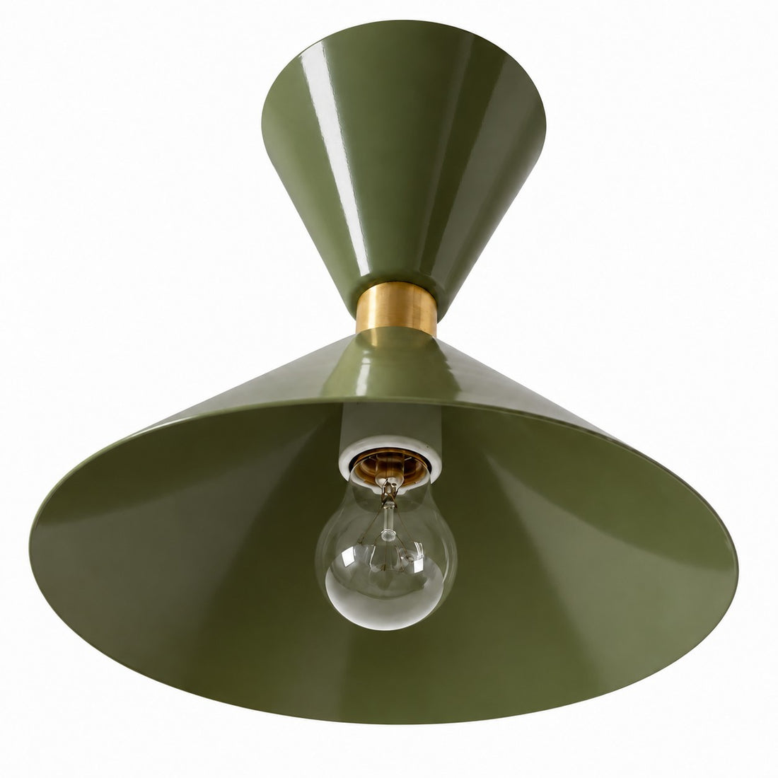 Clancy colorful cone wall sconce