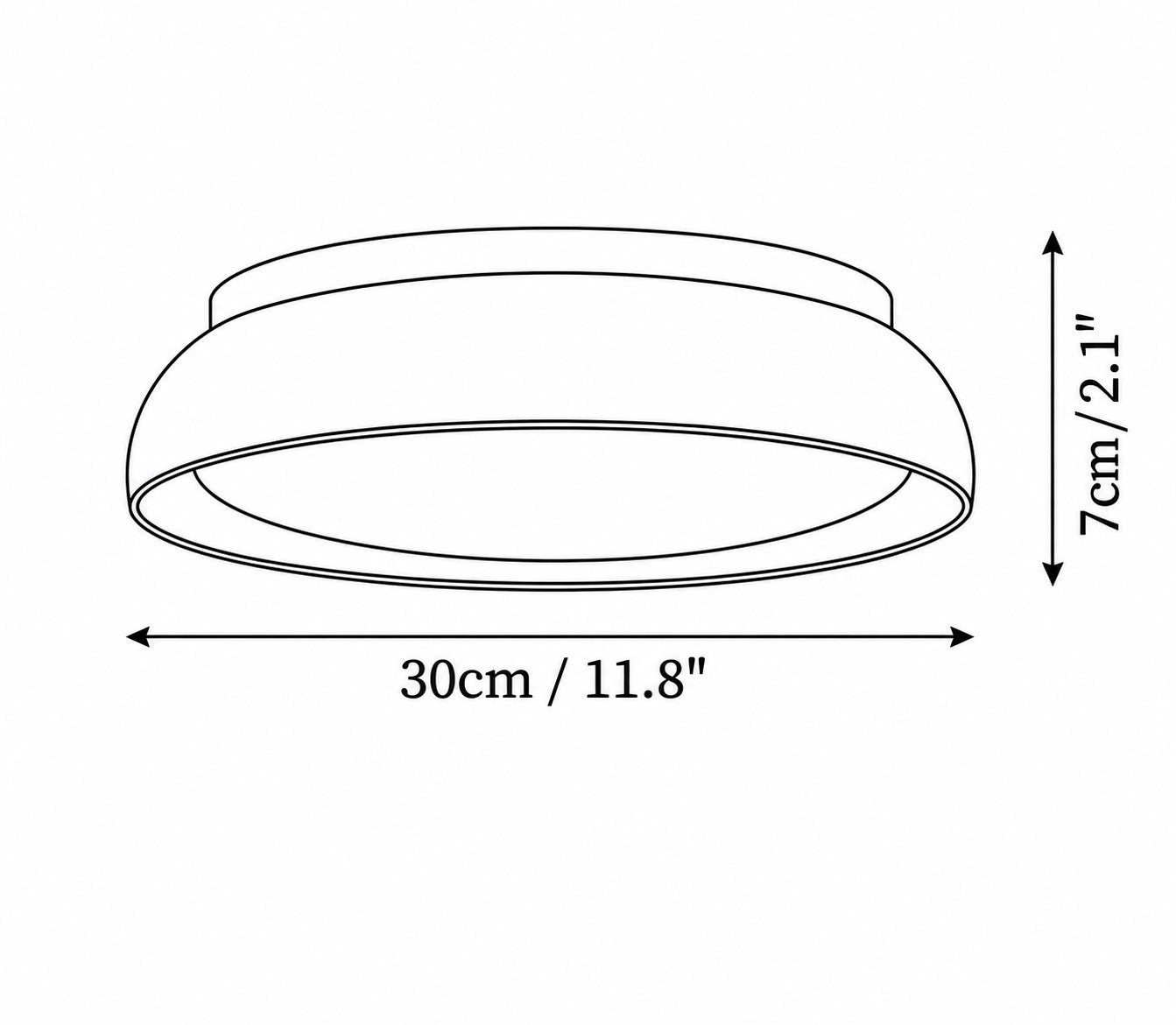 Modern Scandinavian Travertine Ceiling Light