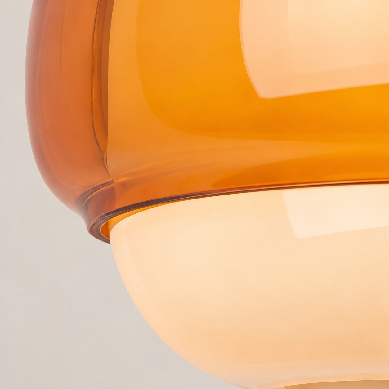Clinco Colored Modern Vintage Glass Wall Lamp - Soft Mushroom Glow